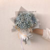 blue colour baby breath bouquet - florist penang - penang florist - florist in penang - flower delivery penang - bouquet delivery penang - Blue Baby Breath Bouquet - SweetLife & Co. florist penang