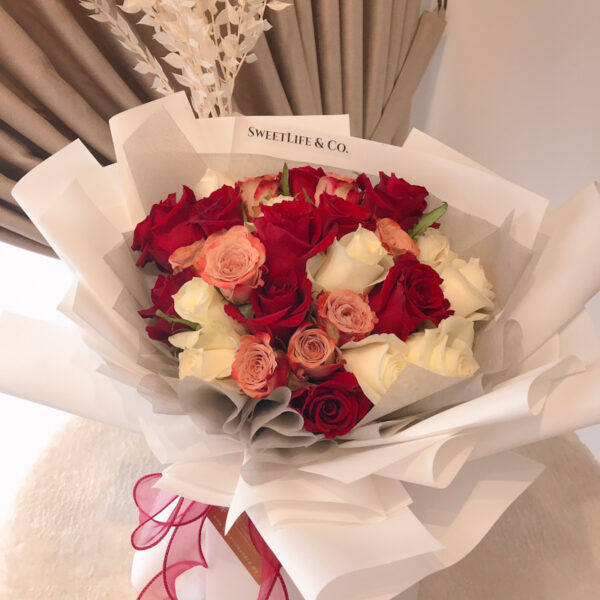 GABRIELA Cappuccino Roses Bouquet by SweetLife & Co Florist Penang