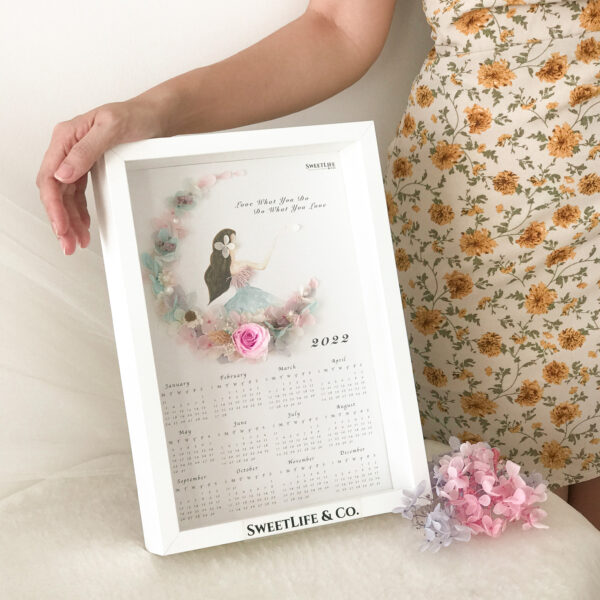 dream personalized table calendar