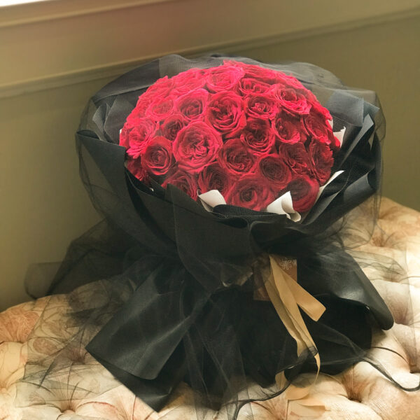 LUCIA Red Roses Bouquet - Valentine’s Day Flower Delivery Penang - Rose Bouquet - Florist in Penang - SweetLife & Co Florist Penang