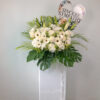 GLORY Condolence Flower Stand. Condolence flower delivery Penang