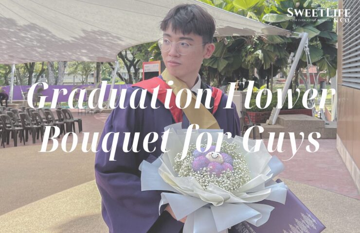 Graduation flower bouquet for guys