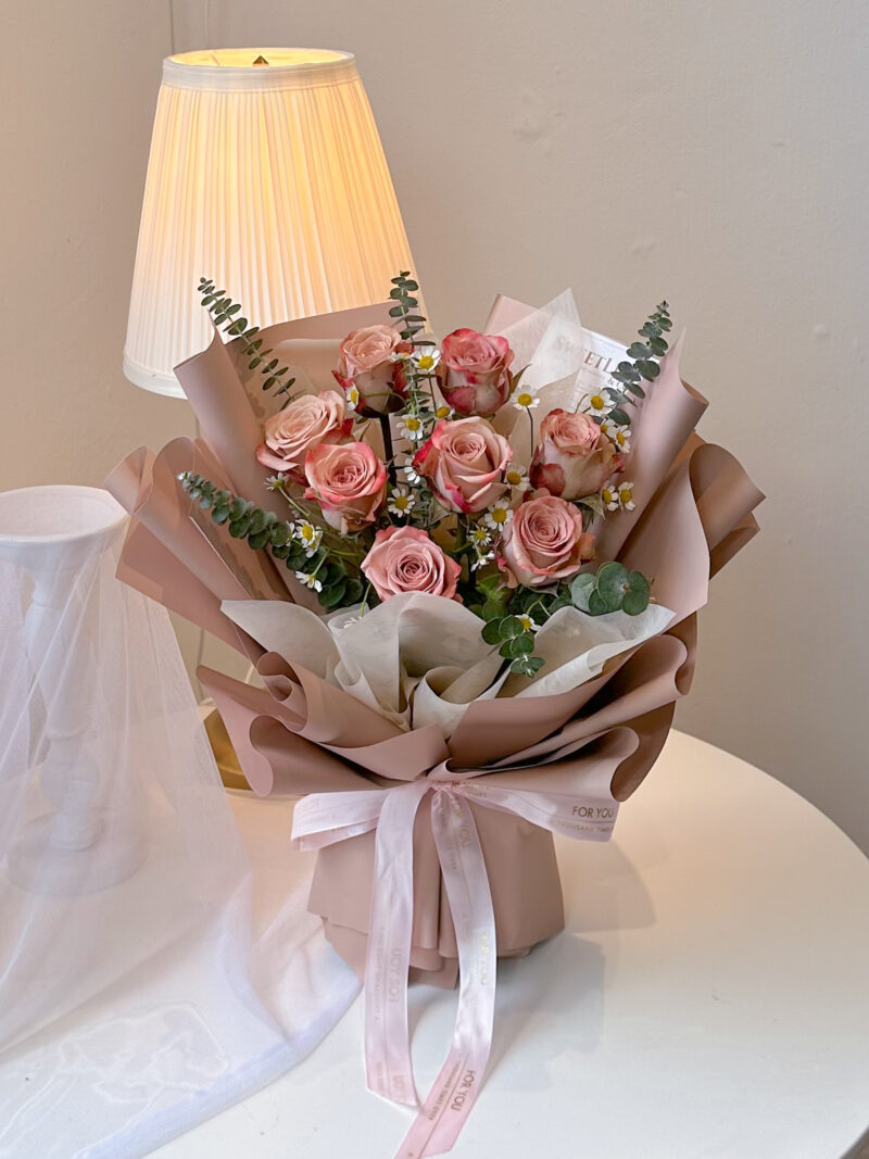 RADLEY Cappuccino Roses Bouquet by SweetLife & Co Penang Florist