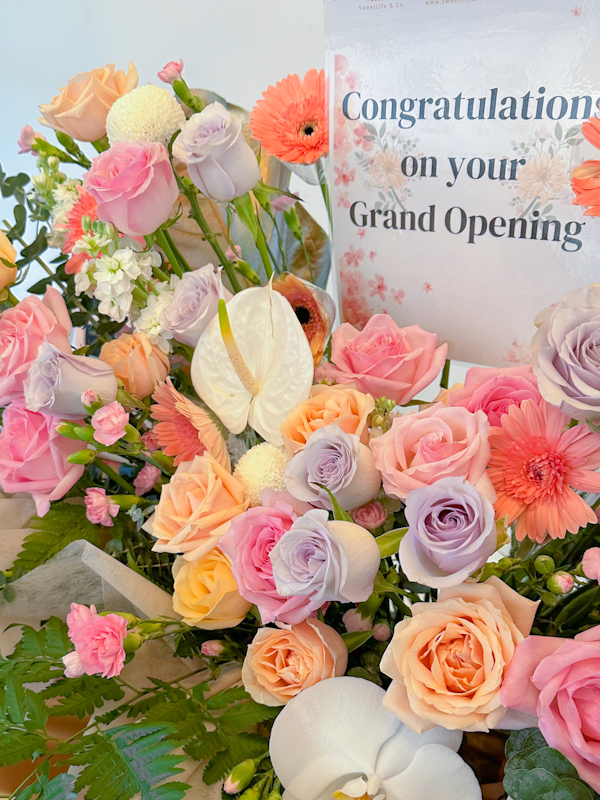 FLORENCE Grand Opening Flower Stand by SweetLife & Co Penang Florist