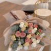 MALONE Cappuccino Roses Mixed Bouquet by SweetLife & Co Florist Penang