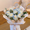 ICE BLUE Roses Bouquet by SweetLife & Co Florist Penang