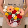 DONNA Roses and Gerbera Flower Box by SweetLife & Co Florist Penang