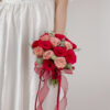 AUDRA Cappuccino and Red Roses Bridal Bouquet by SweetLife & Co Florist Penang