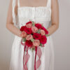 AUDRA Cappuccino and Red Roses Bridal Bouquet by SweetLife & Co Florist Penang