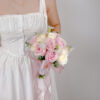 MERIS Pink and White Roses Bridal Bouquet by SweetLife & Co Florist Penang