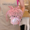 ANN Pink Baby Breath Flower Box by SweetLife & Co Florist Penang