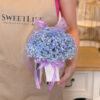 REY Blue Baby Breath Flower Box by SweetLife & Co Florist Penang