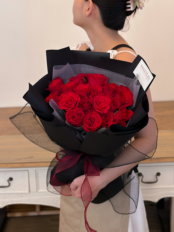 ROME Red Roses Bouquet by SweetLife & Co. Florist Penang