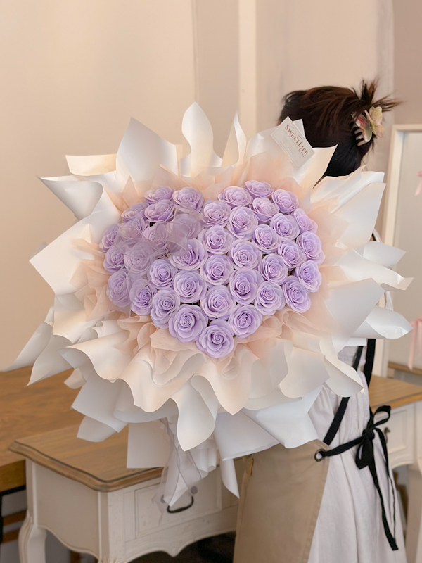 SYLVIA Soap Flower Bouquet by SweetLife & Co. Florist Penang